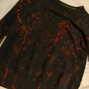 Spot-Bleached Athletic Work sweatshirt (Bleached by me 💪)